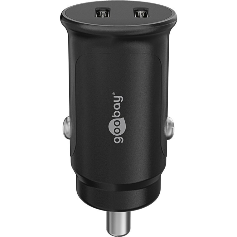 Goobay Dual-USB-C Auto-Schnellladegerät 30 Watt, PD | 04040849597053 Goobay Dual-USB-C Auto-Schnellladegerät 30 Watt, PD | 04040849597053