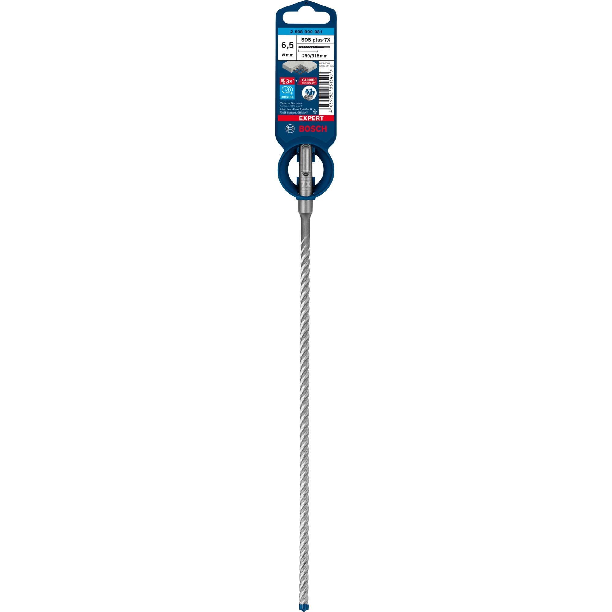 EXPERT Hammerbohrer SDS-plus-7X, Ø 6,5mm