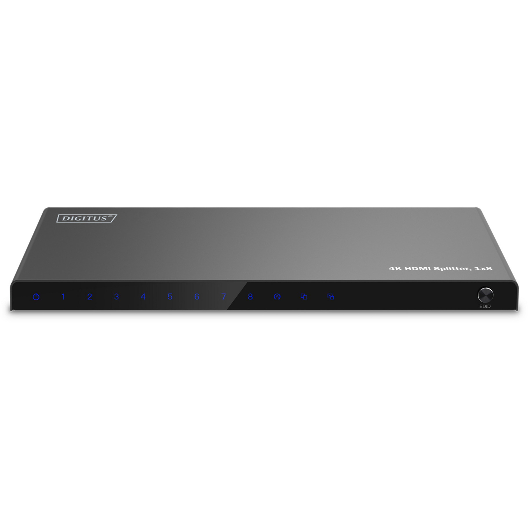 Digitus 4K HDMI Splitter, 1x8 schwarz, mit Downscaler
