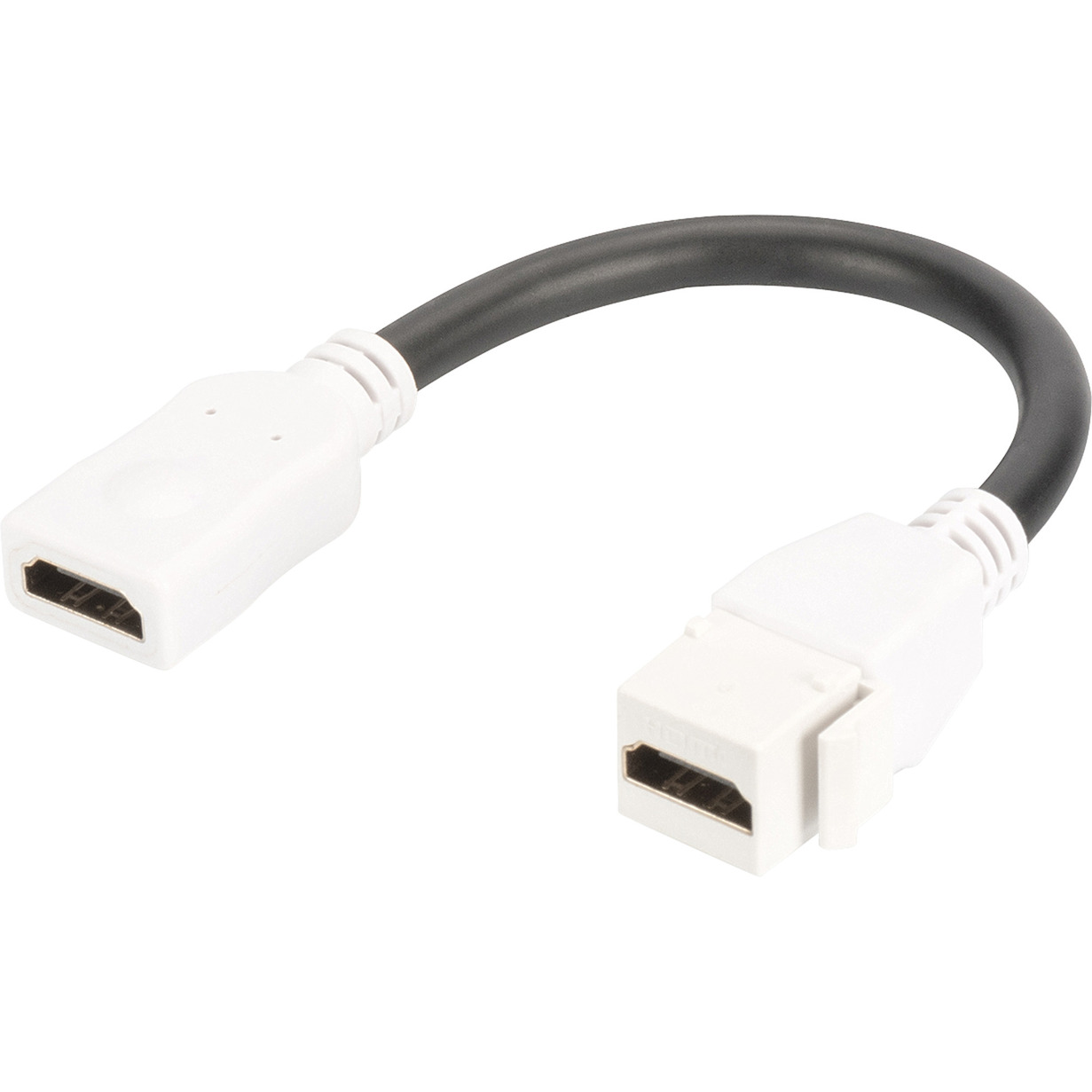 HDMI 2.0 Keystone Modul mit 12 cm Zuleitung, Keystone-Modul