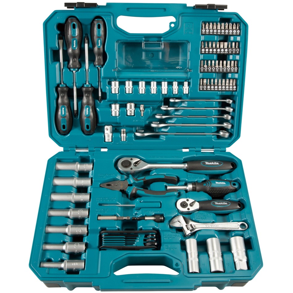 Handwerkzeug-Set E-08458, 87-teilig