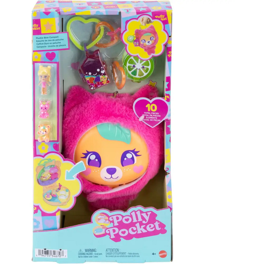 Polly Pocket Plüsch Schatulle, Puppe