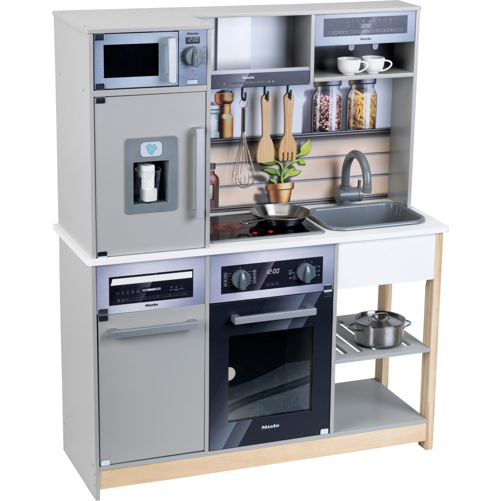  Theo Klein Miele Family Holz-Küche, Spielküche grau Bildidee 