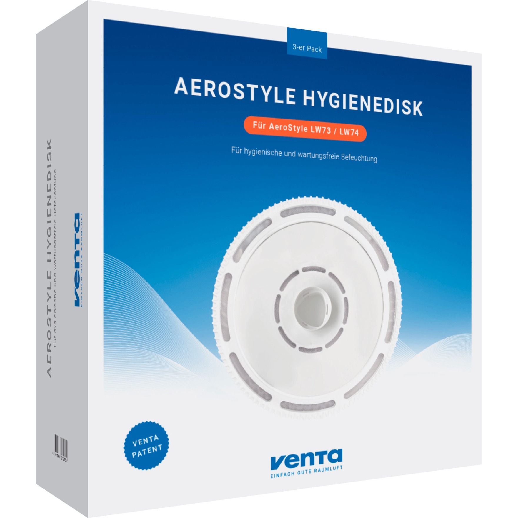Venta Hygienedisk AeroSytle, 3er, Entkalker | 04011143212140 Venta Hygienedisk AeroSytle, 3er, Entkalker | 04011143212140
