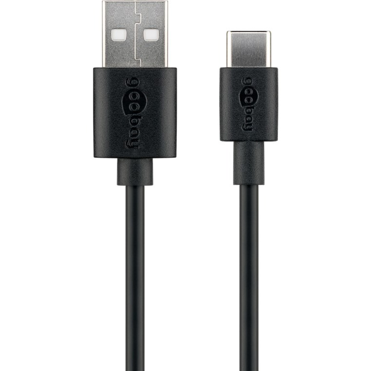 USB 2.0 Kabel, USB-A Stecker > USB-C Stecker