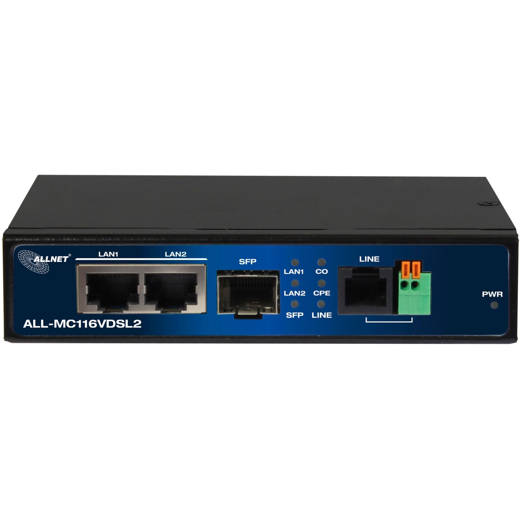 Allnet ALL-MC116VDSL2 Punkt-zu-Punkt Modem VDSL2 via 2-Draht unmanaged | 04038816114549