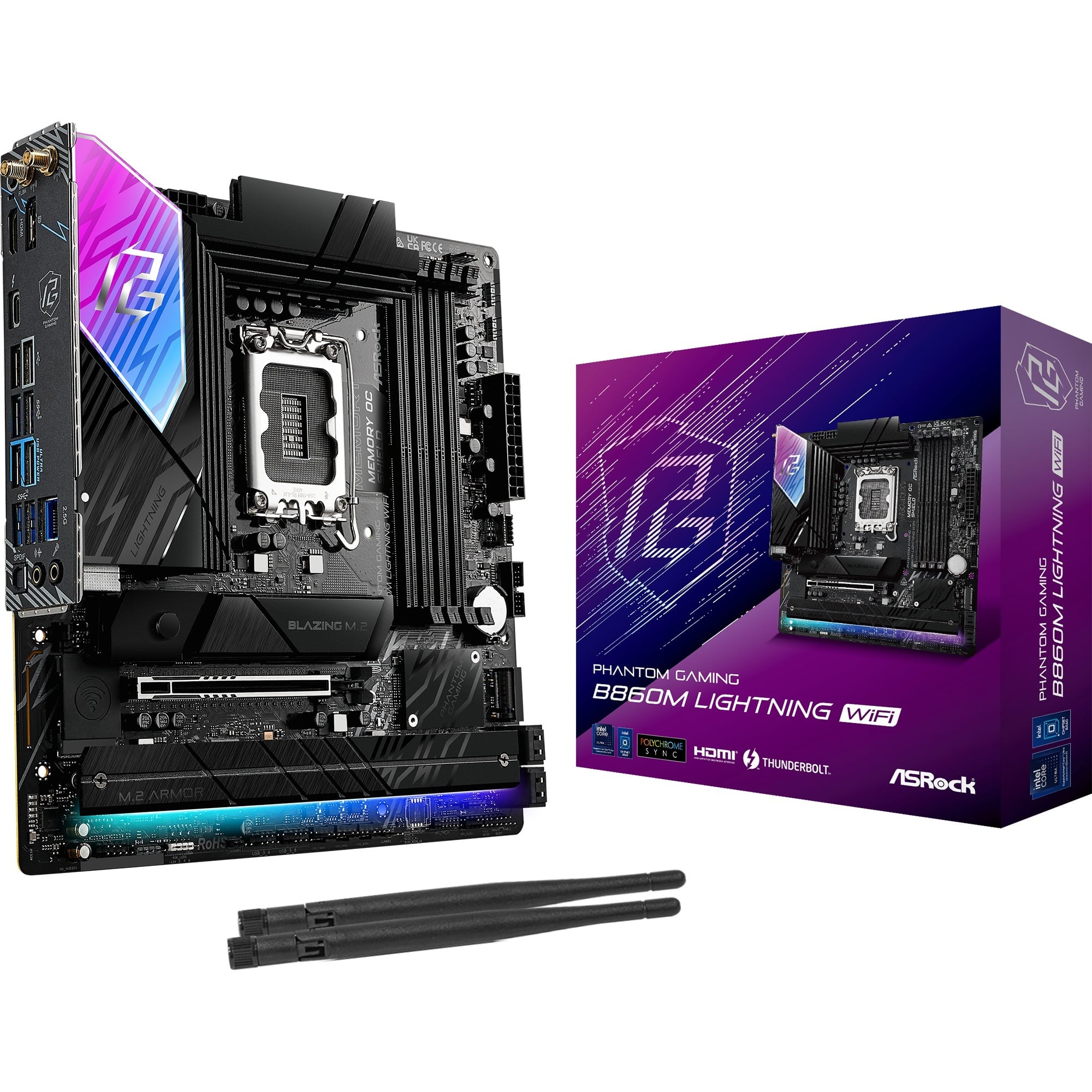B860M Lightning WiFi, Mainboard
