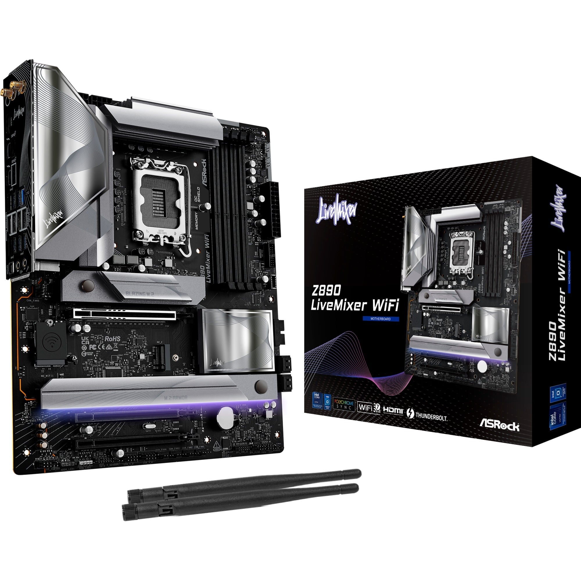 Z890 LiveMixer WiFi, Mainboard