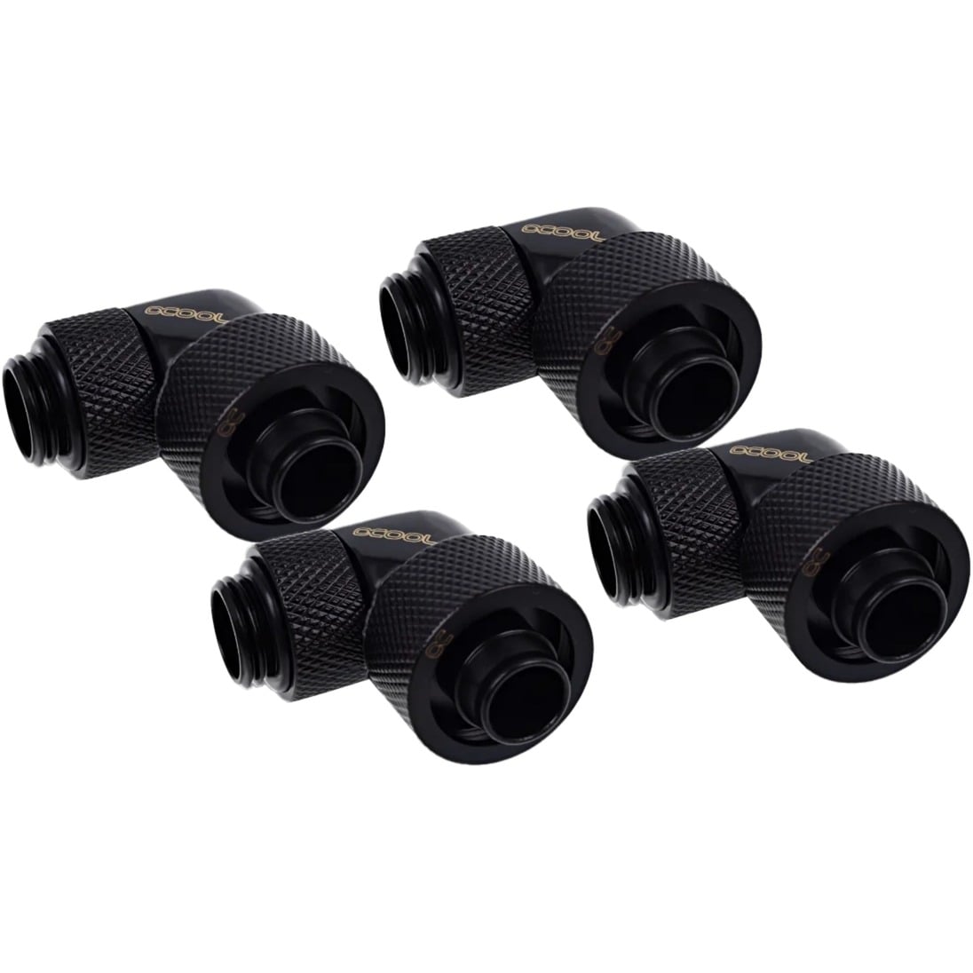Eiszapfen 16/10mm Anschraubtülle 90° drehbar G1/4, Verbindung