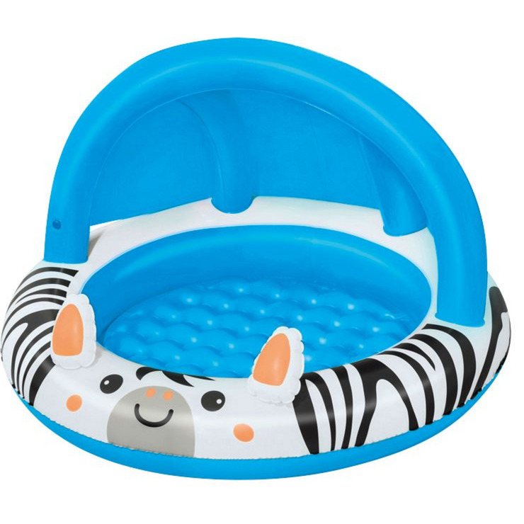Shaded Baby Pool with Sun Canopy, Aufblasware