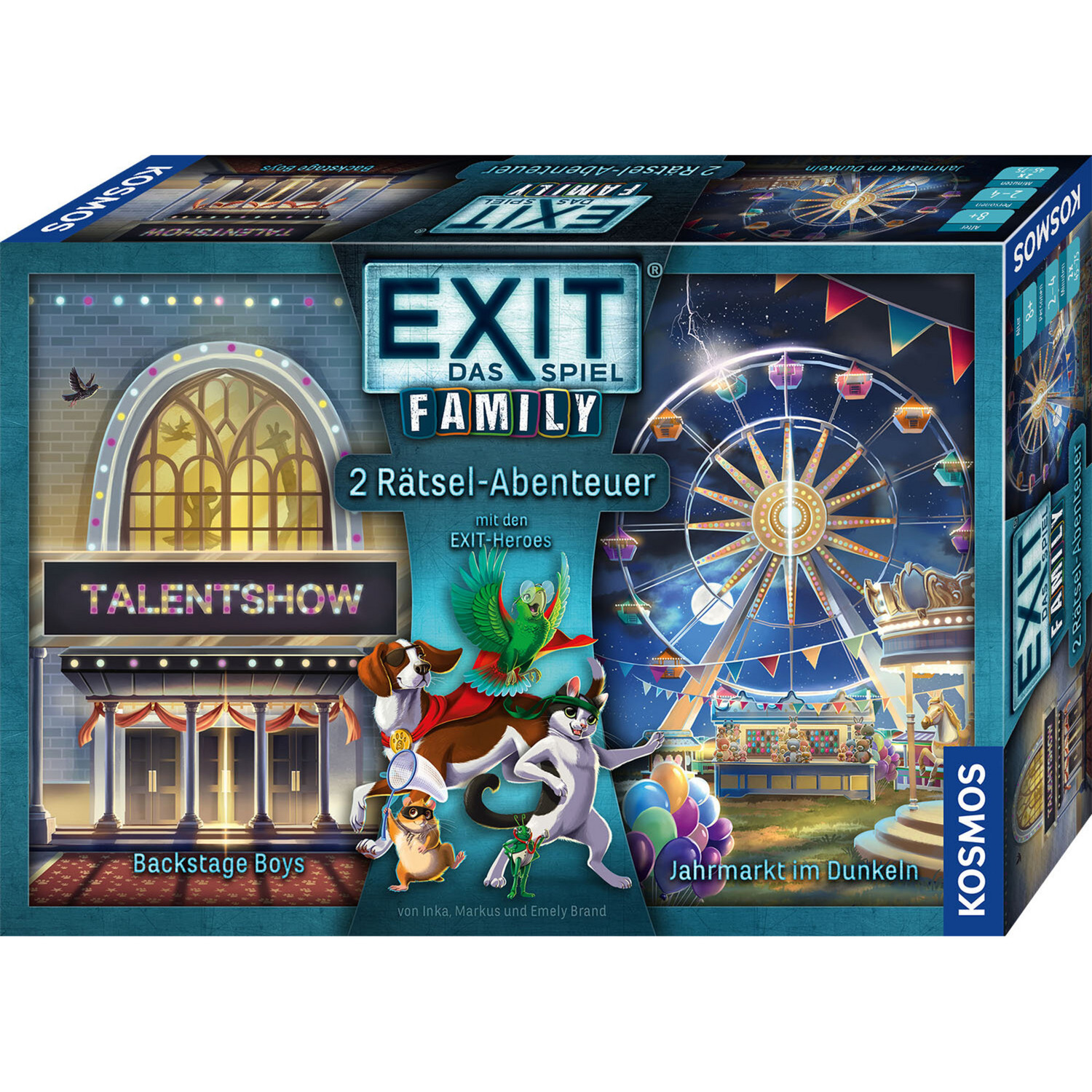 EXIT Das Spiel Family 2: Backstage Boys/Jahrmarkt im Dunkeln, Rätselspiel