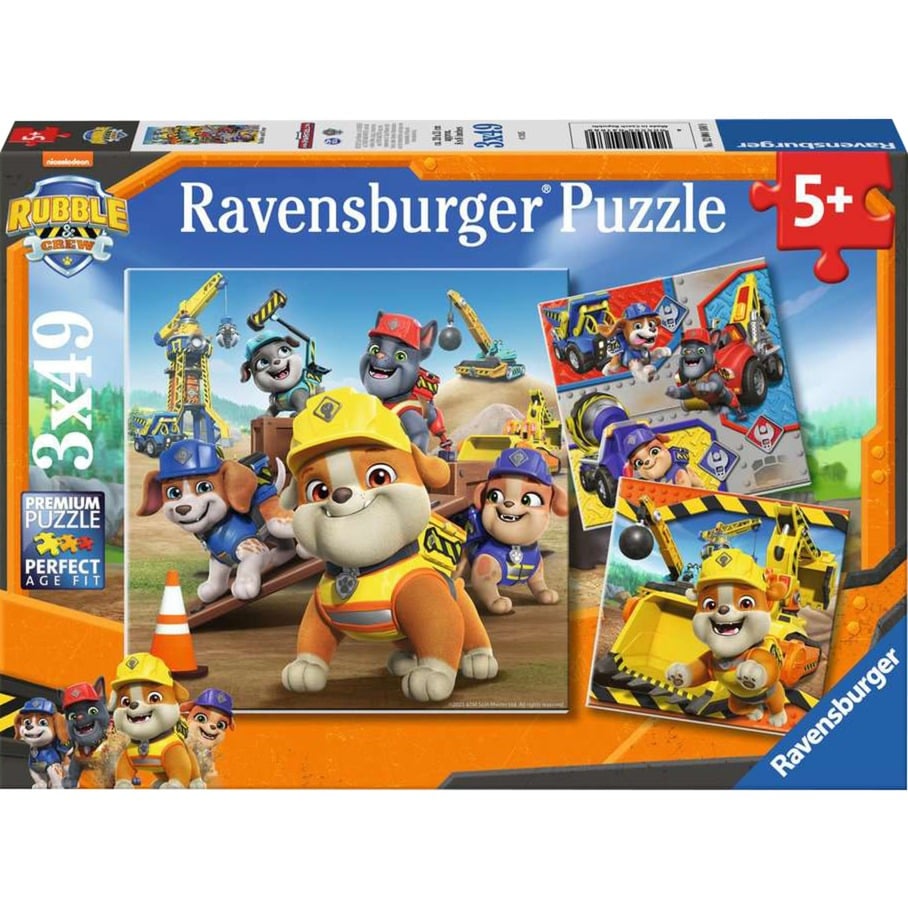 Kinderpuzzle Rubble & Crew Arbeitsfahrzeuge