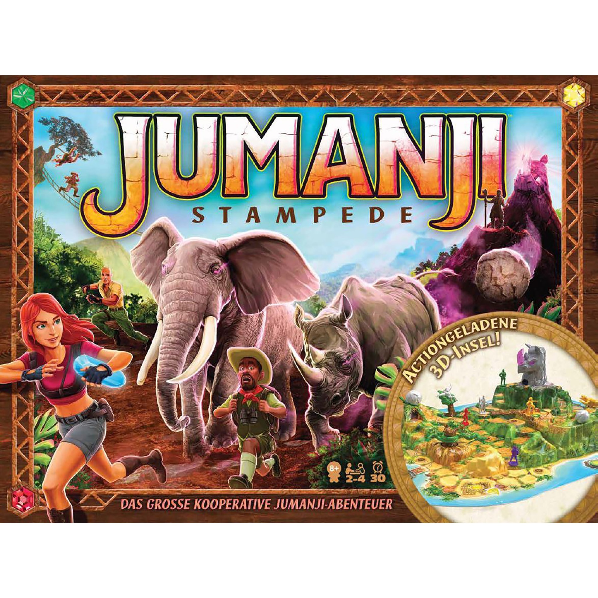 Spin Master Jumanji Stampede, Brettspiel | 00681147032446 Spin Master Jumanji Stampede, Brettspiel | 00681147032446