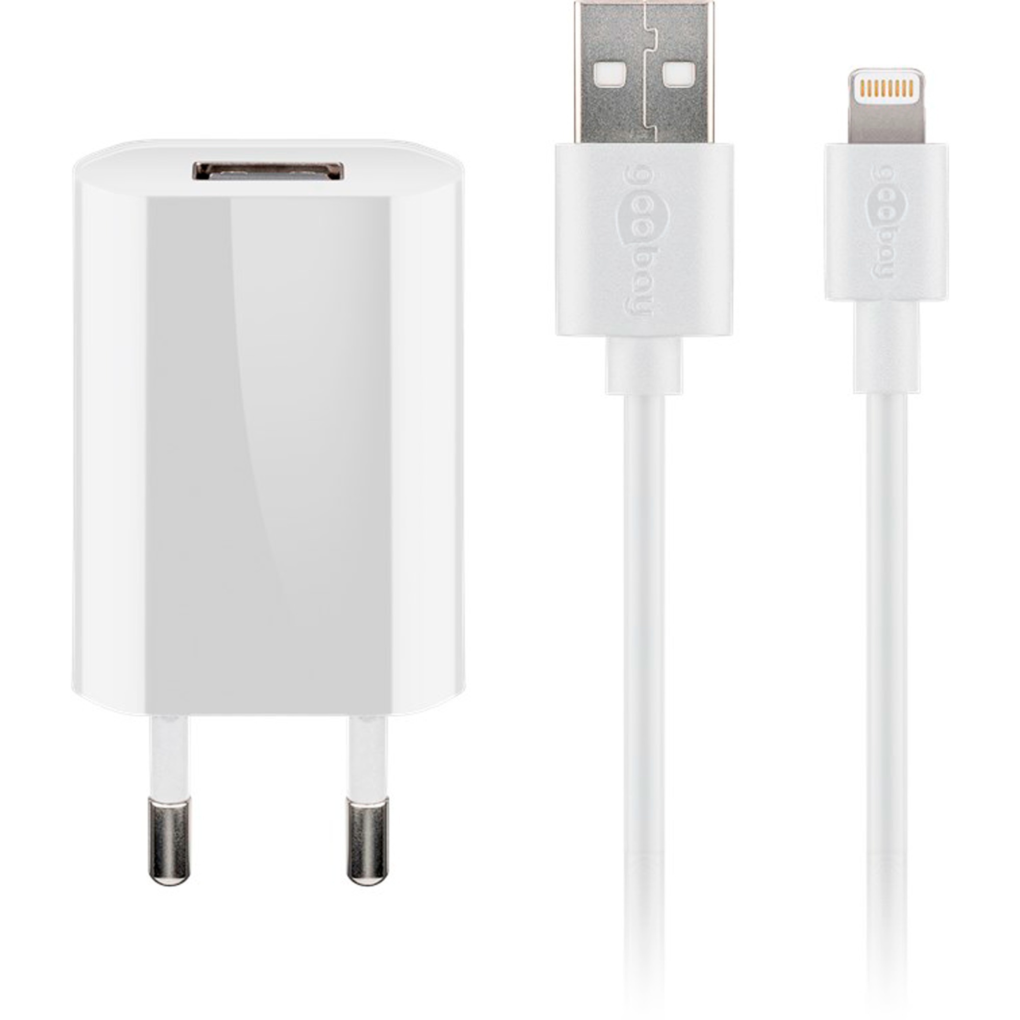 Goobay Apple Lightning Ladeset 5 Watt, Ladegerät | 04040849449789 Goobay Apple Lightning Ladeset 5 Watt, Ladegerät | 04040849449789