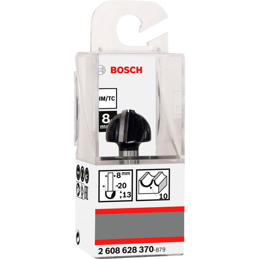 Bosch Hohlkehlfräser Standard for Wood, Ø 20mm, Radius 10mm | 03165140358316 Bosch Hohlkehlfräser Standard for Wood, Ø 20mm, Radius 10mm | 03165140358316