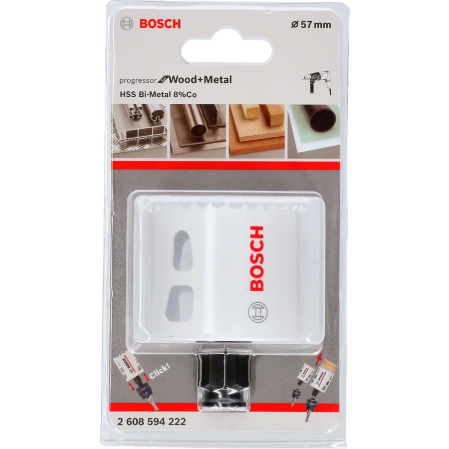 Bosch Lochsäge BiM Progressor for Wood & Metal, Ø 57mm | 03165140949910 Bosch Lochsäge BiM Progressor for Wood & Metal, Ø 57mm | 03165140949910