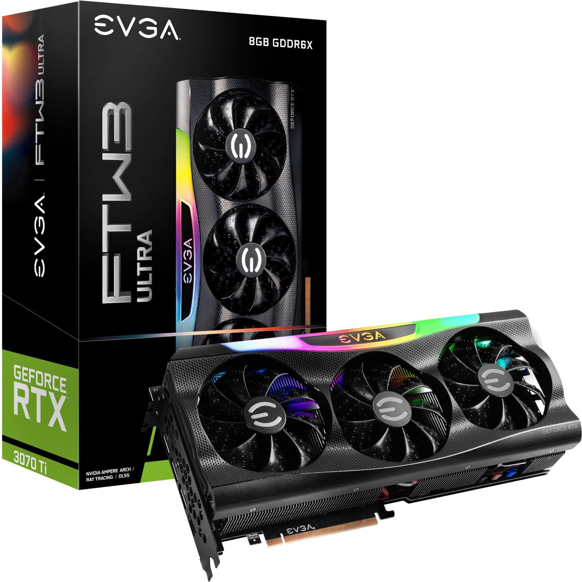 Evga GeForce RTX 3070 Ti FTW3 ULTRA GAMING LHR, Grafikkarte | 04250812443380 Evga GeForce RTX 3070 Ti FTW3 ULTRA GAMING LHR, Grafikkarte | 04250812443380