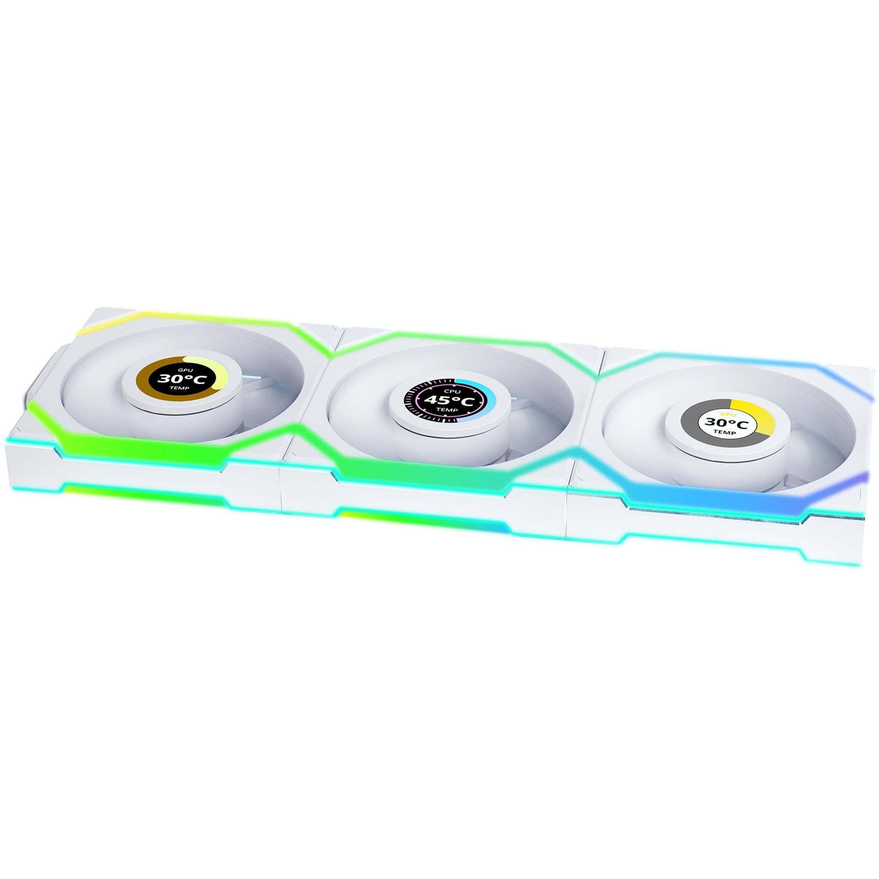 UNI FAN SL120 LCD Wireless , Gehäuselüfter