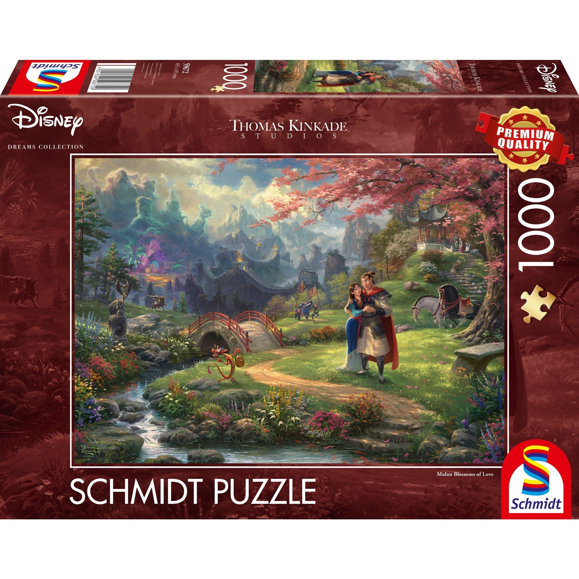 Thomas Kinkade Studios: Disney - Mulan, Puzzle