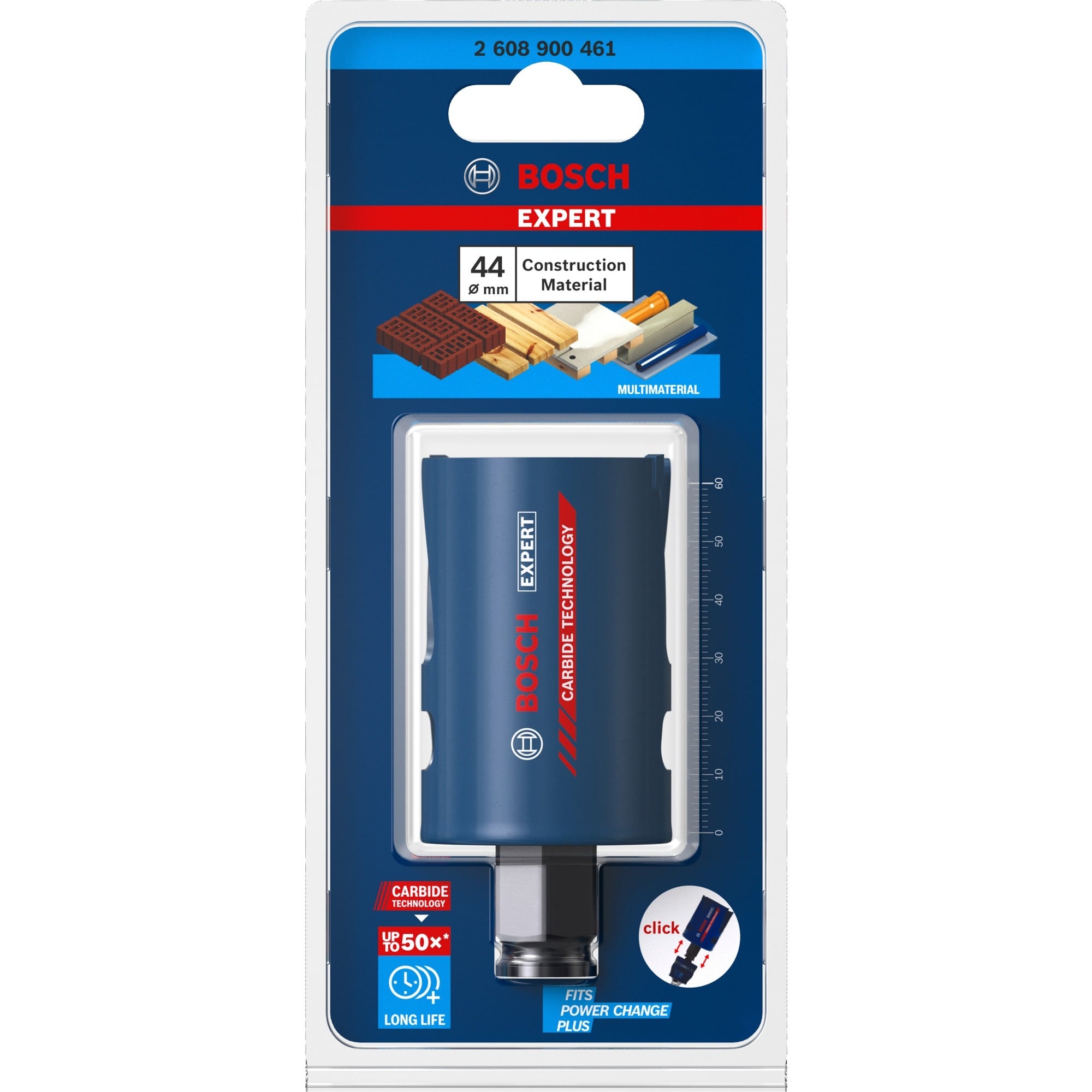 EXPERT Lochsäge Construction Material PC Plus, Ø 44mm