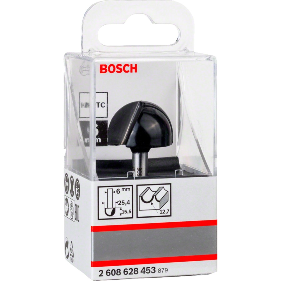 Bosch Hohlkehlfräser Standard for Wood, Ø 25,4mm, Radius 12,7mm | 03165140374262 Bosch Hohlkehlfräser Standard for Wood, Ø 25,4mm, Radius 12,7mm | 03165140374262