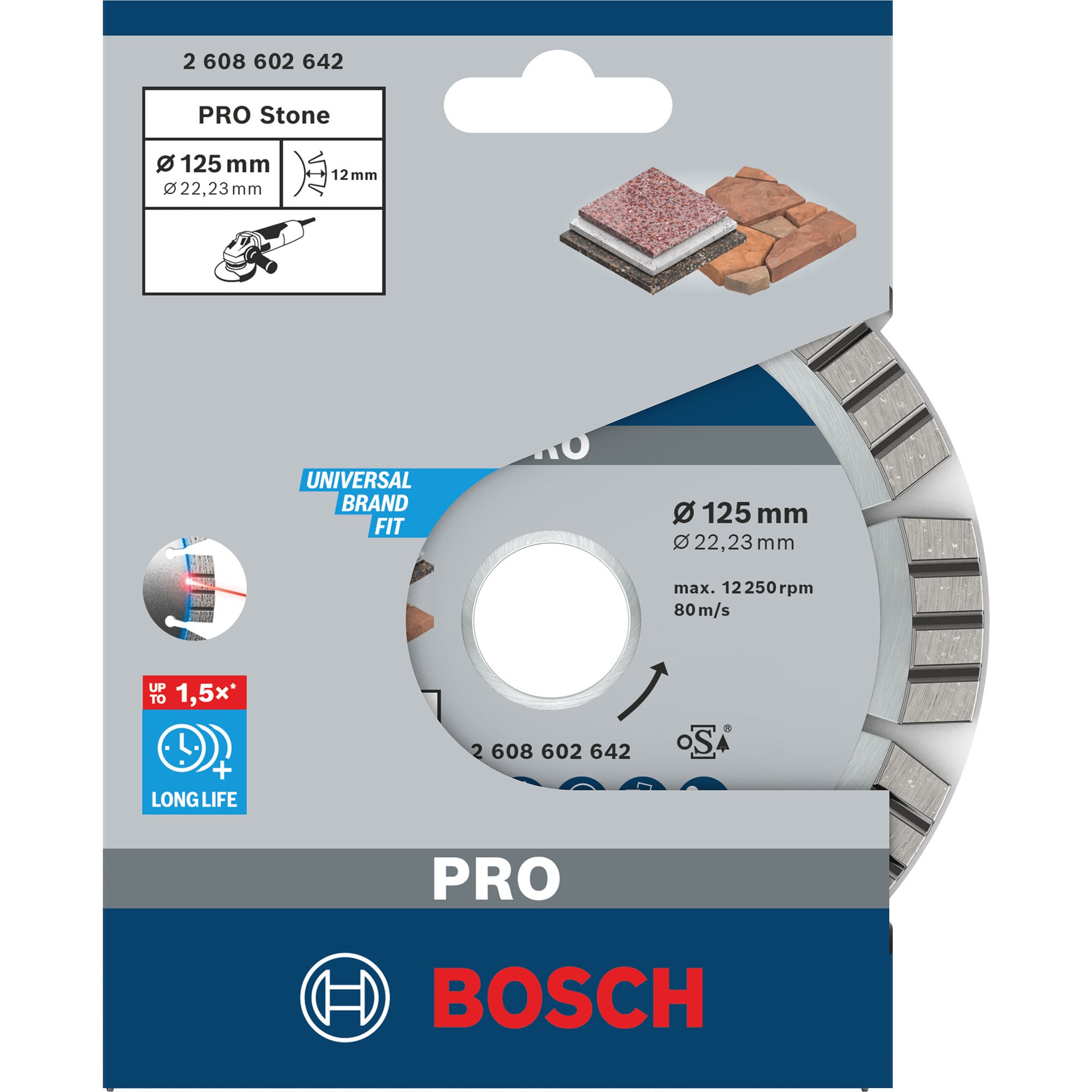 PRO Stone Diamanttrennscheibe, Ø 125mm