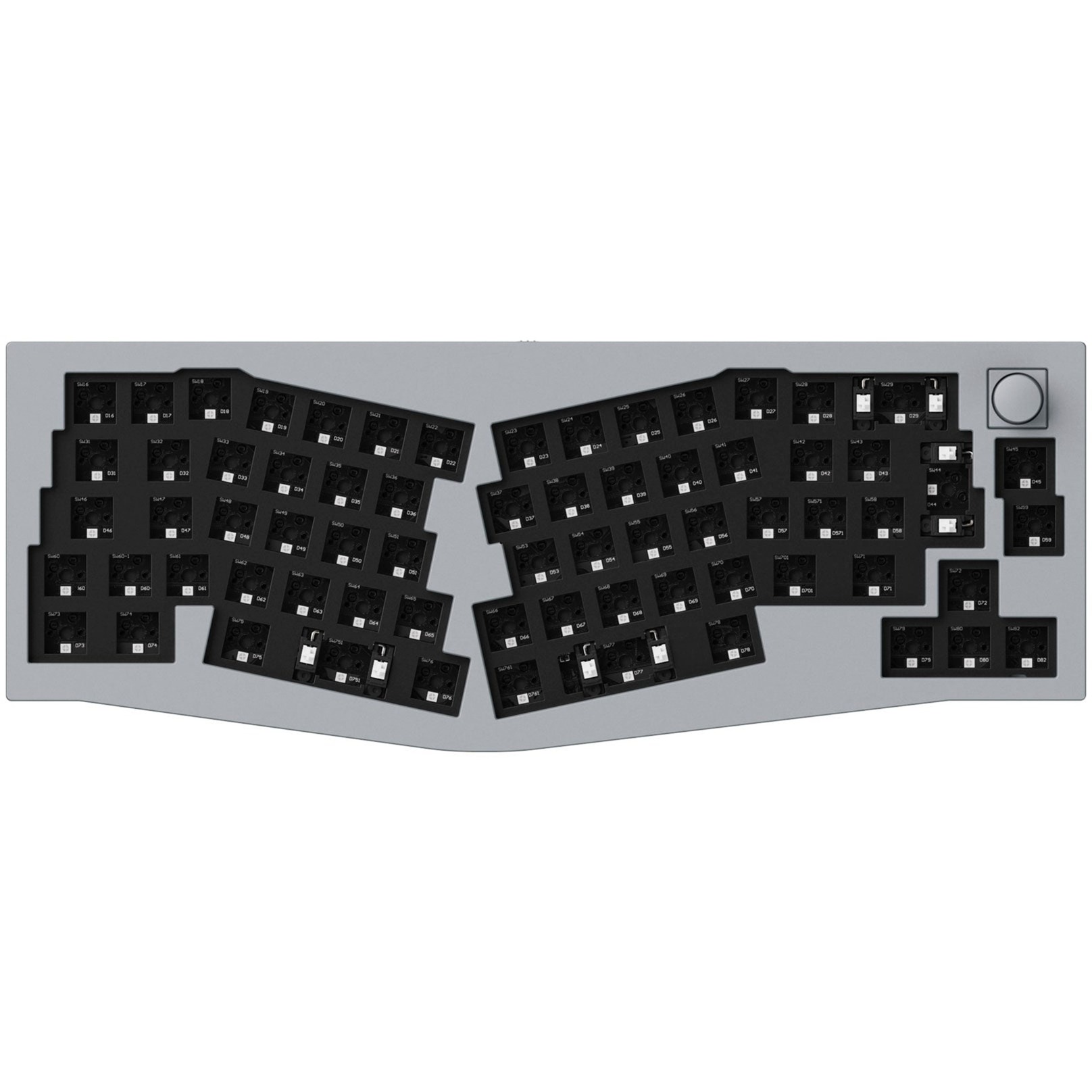 Keychron Q8 Barebone ISO Knob, Gaming-Tastatur | 04895248814900 Keychron Q8 Barebone ISO Knob, Gaming-Tastatur | 04895248814900