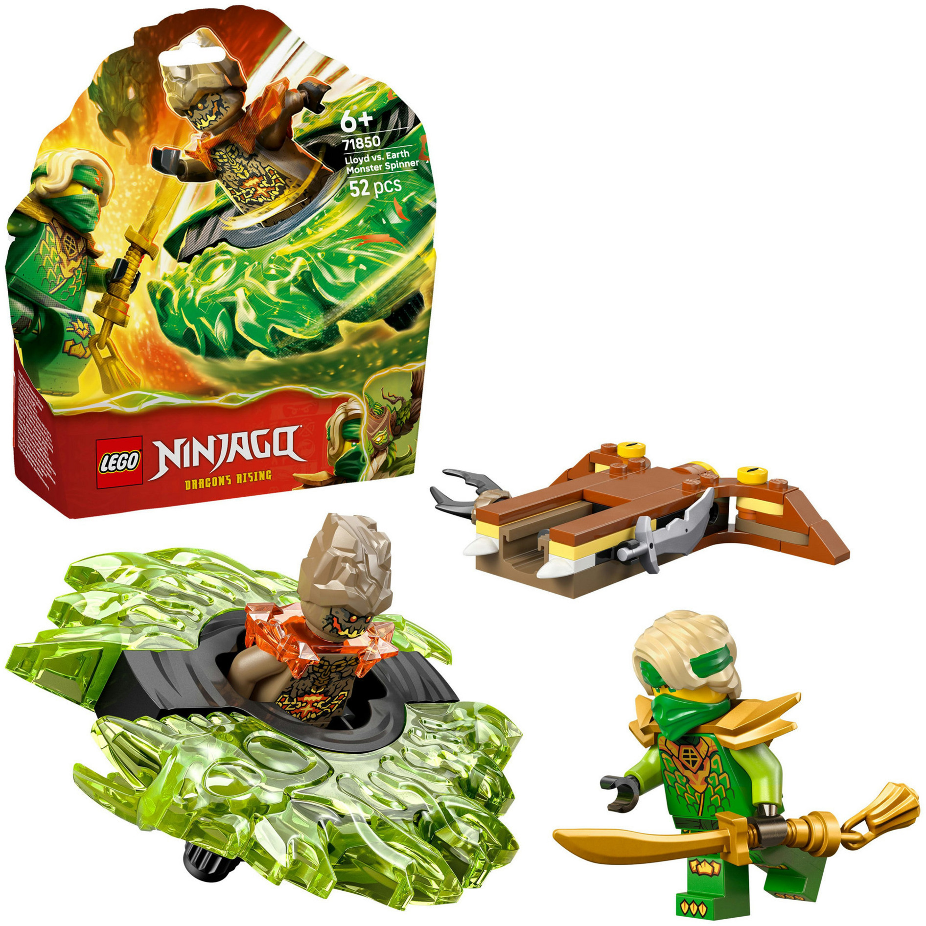 71850 Ninjago Lloyd vs. Elementarmonster-Spinner, Konstruktionsspielzeug