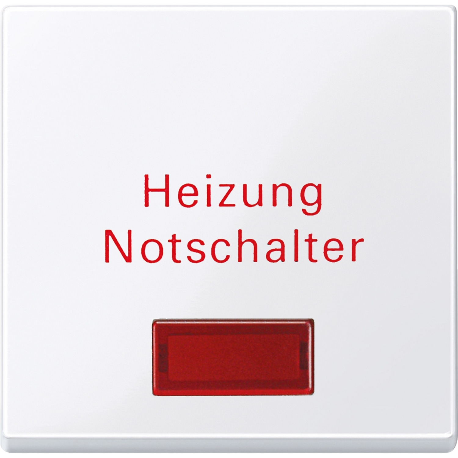 Wippe Ausschalter mit Kontrollfenster für Heizung Notschalter