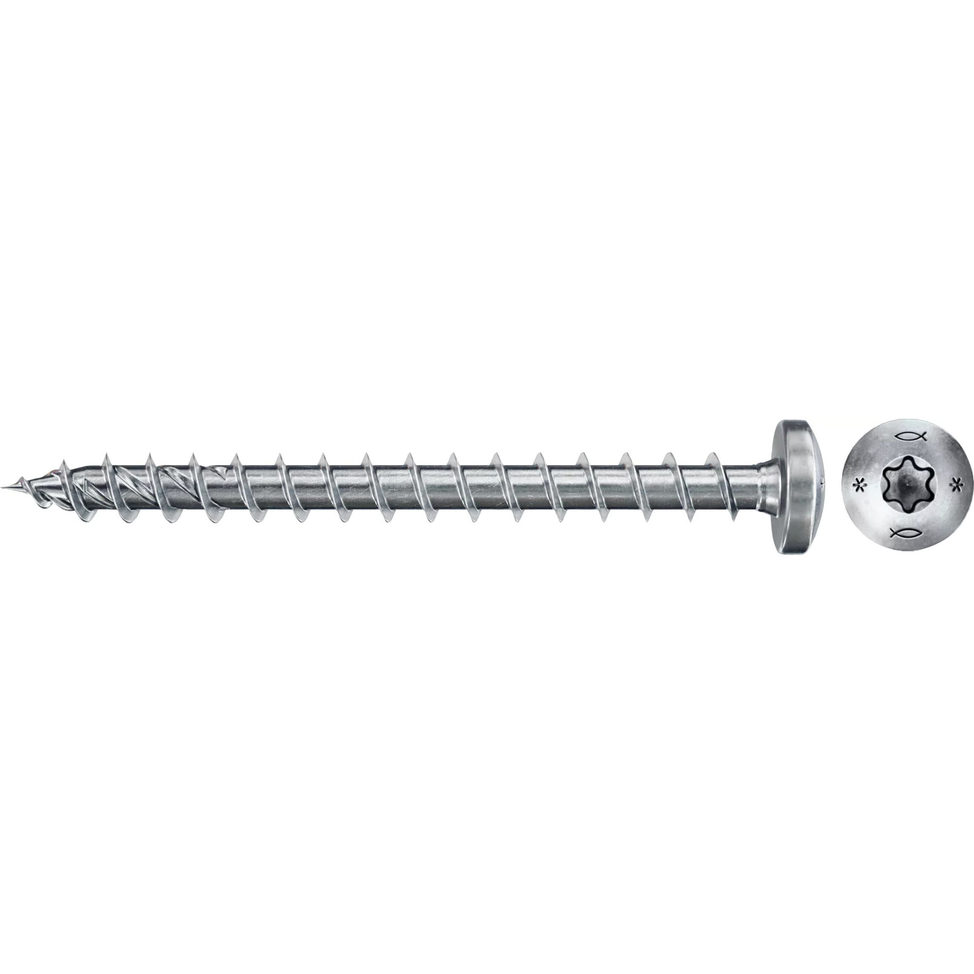 Spanplattenschraube PowerFast II 4,5x40 Pan Head TX VG