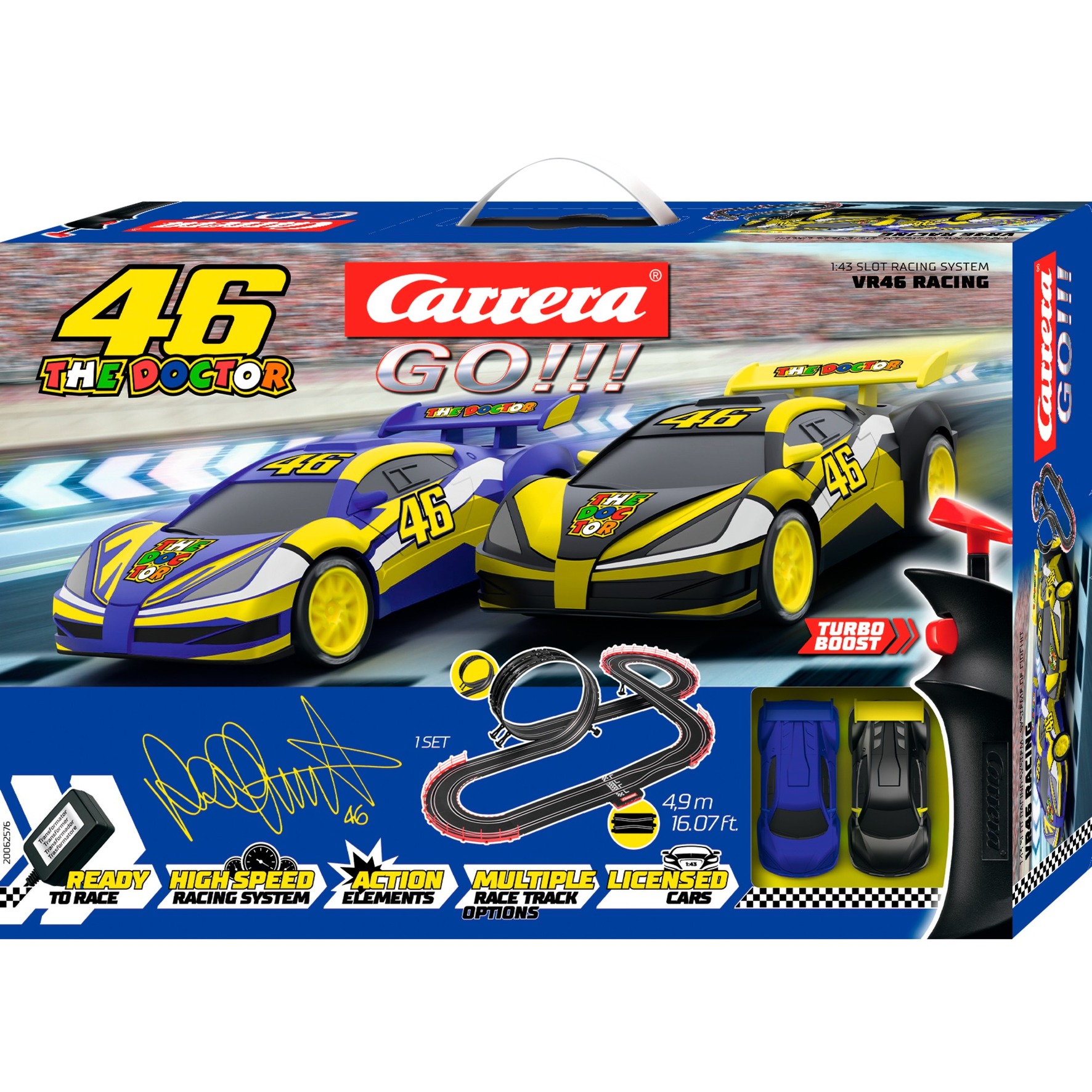 Carrera GO!!! VR46 Ultimate Racing, Rennbahn | 04007486625761 Carrera GO!!! VR46 Ultimate Racing, Rennbahn | 04007486625761