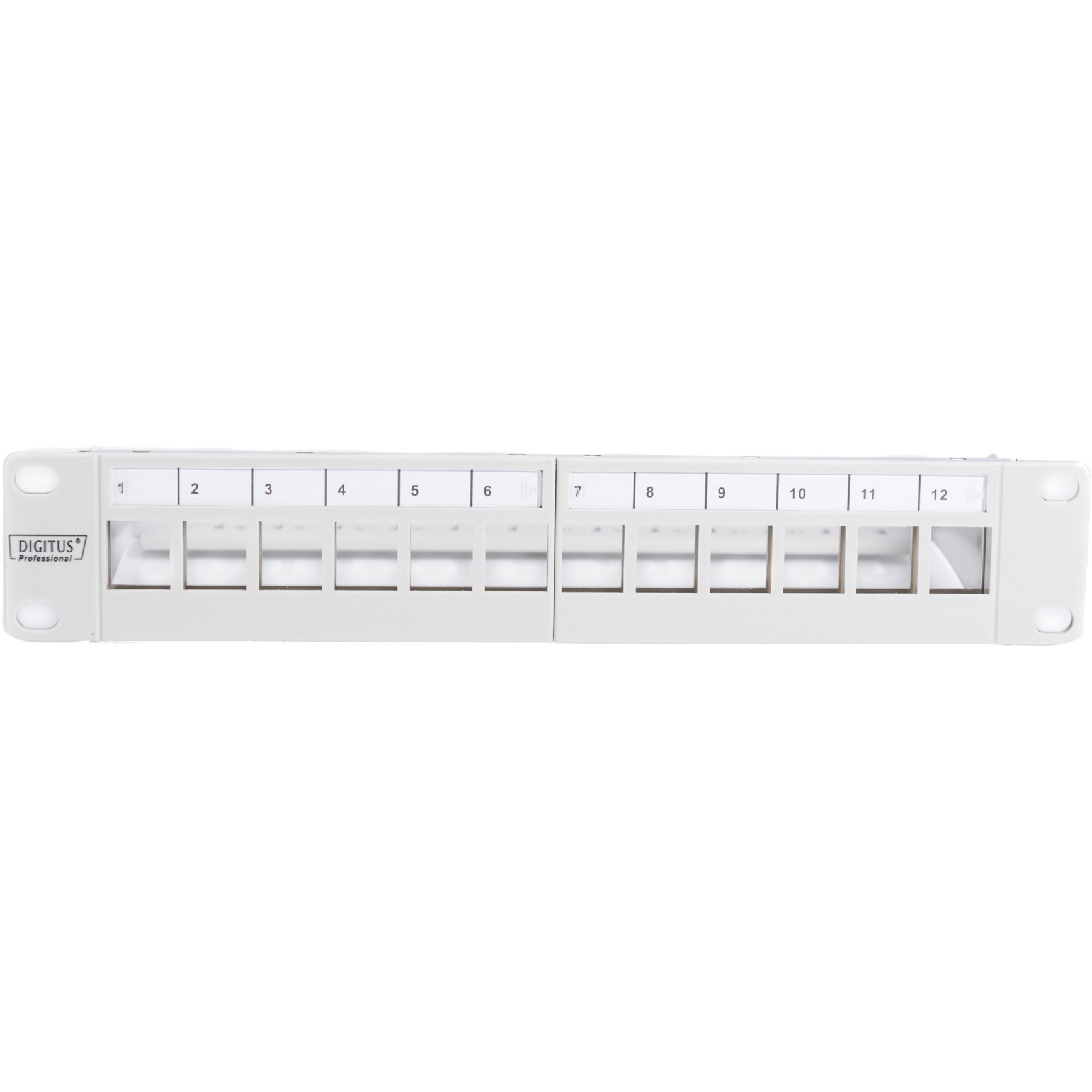 Modulares Patchpanel, 12-Port, unbestückt