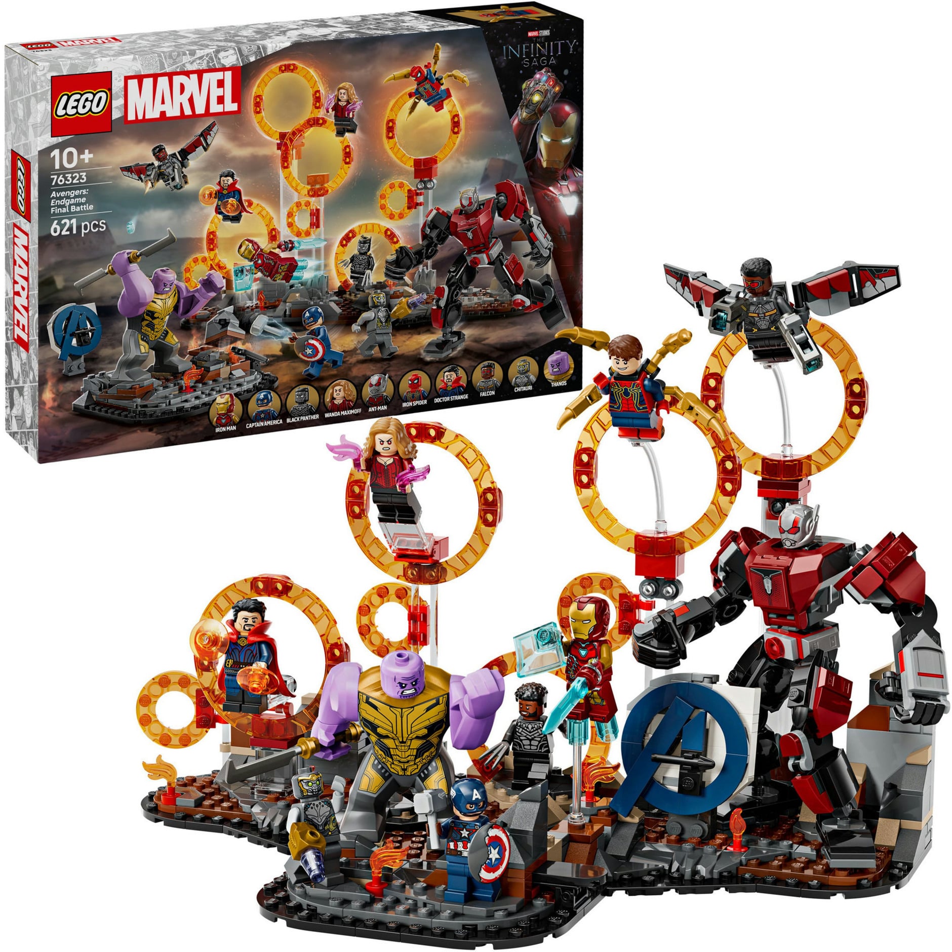 76323 Marvel Super Heroes Avengers: Endgame letzter Showdown, Konstruktionsspielzeug