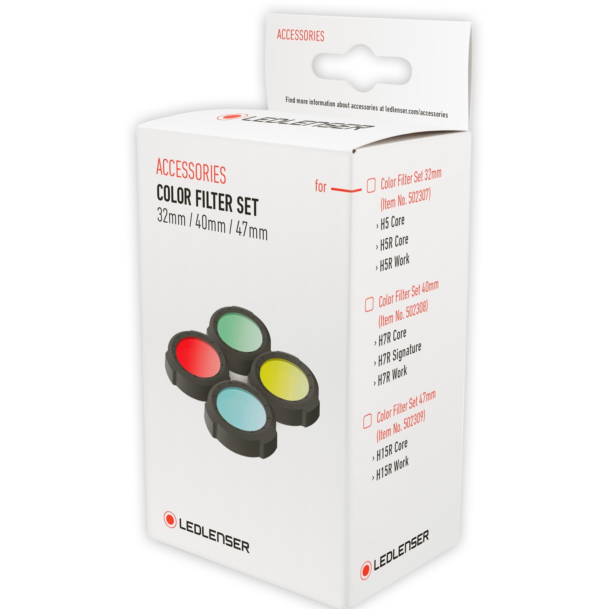 LEDLENSER Color Filter Set 40mm | 04058205023801