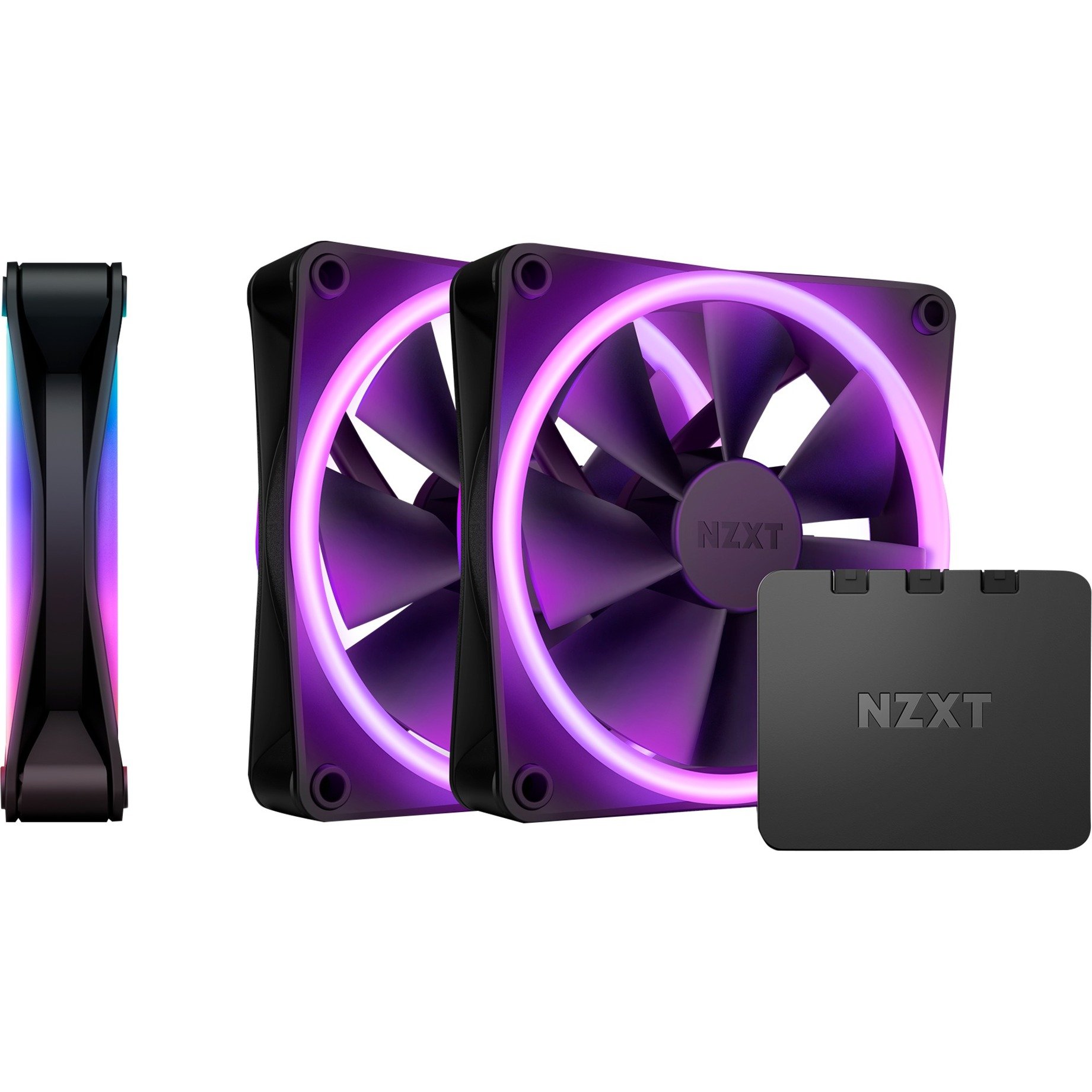 Nzxt F120 RGB DUO Triple 120x120x25, Gehäuselüfter | 05056547200897 Nzxt F120 RGB DUO Triple 120x120x25, Gehäuselüfter | 05056547200897
