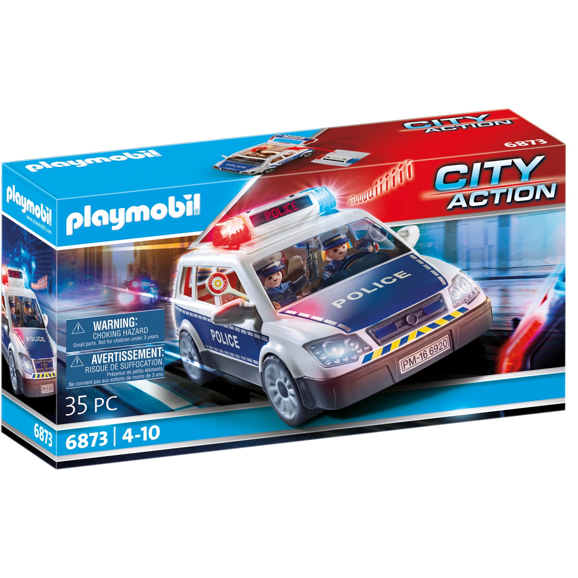 Spielzeug: PLAYMOBIL 6873 City Action - Polizei-Einsatzwagen
