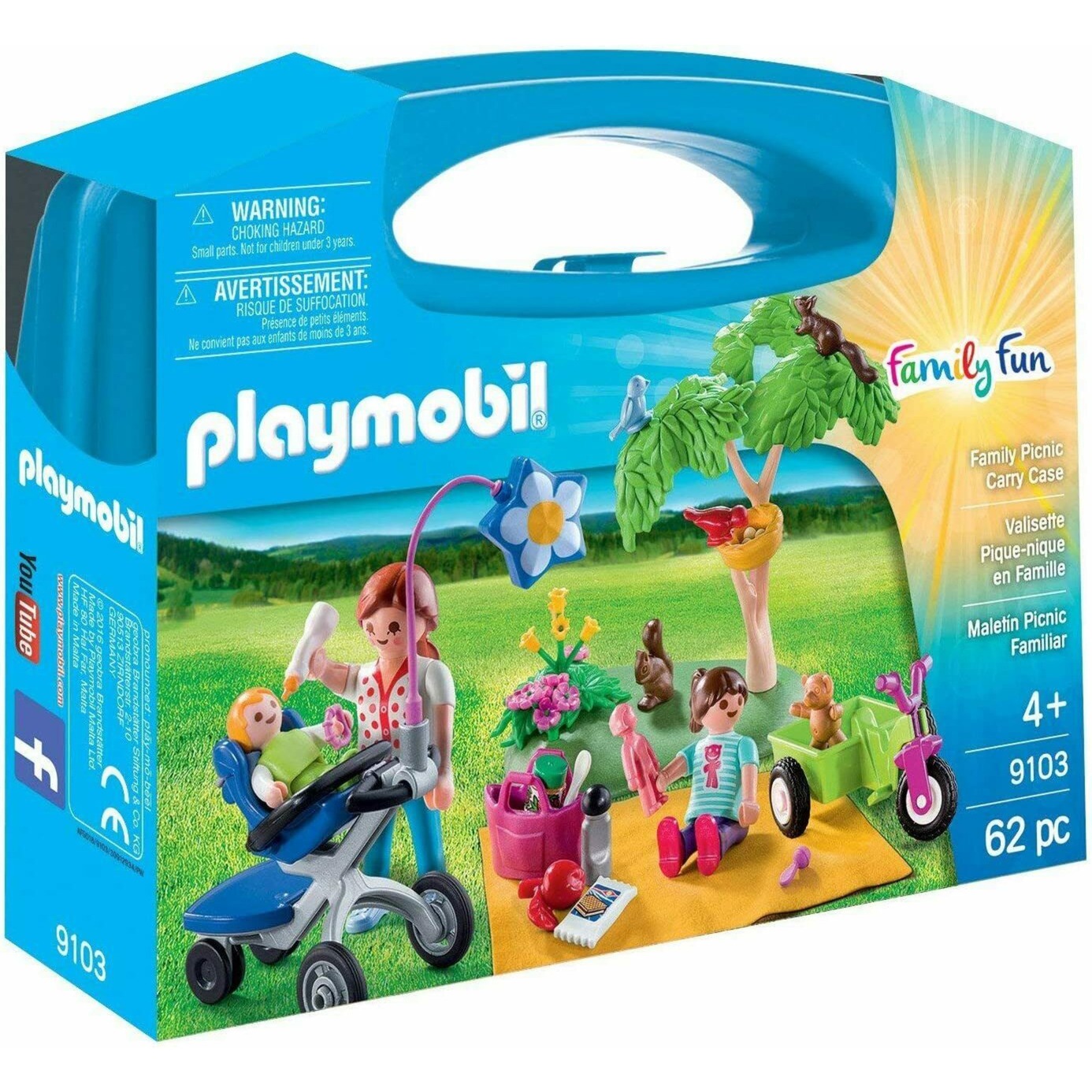 Spielzeug: PLAYMOBIL 9103 Familienpicknick zum Mitnehmen