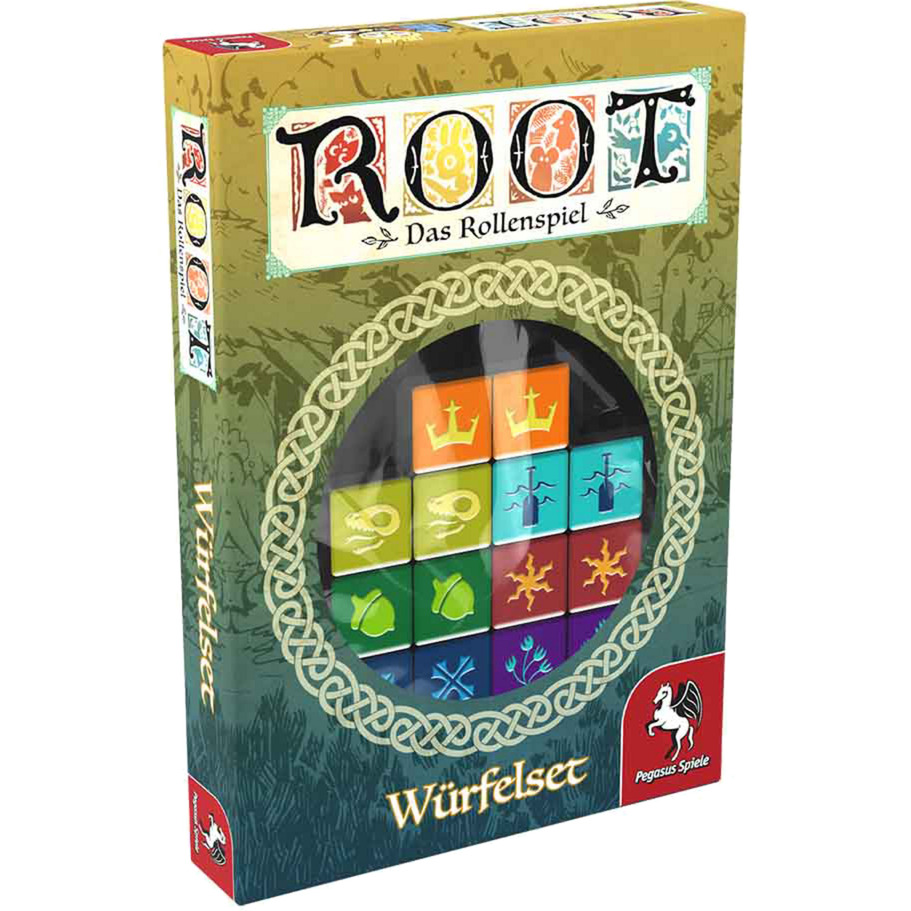 Root - Das Rollenspiel: Würfelset, Kartenspiel