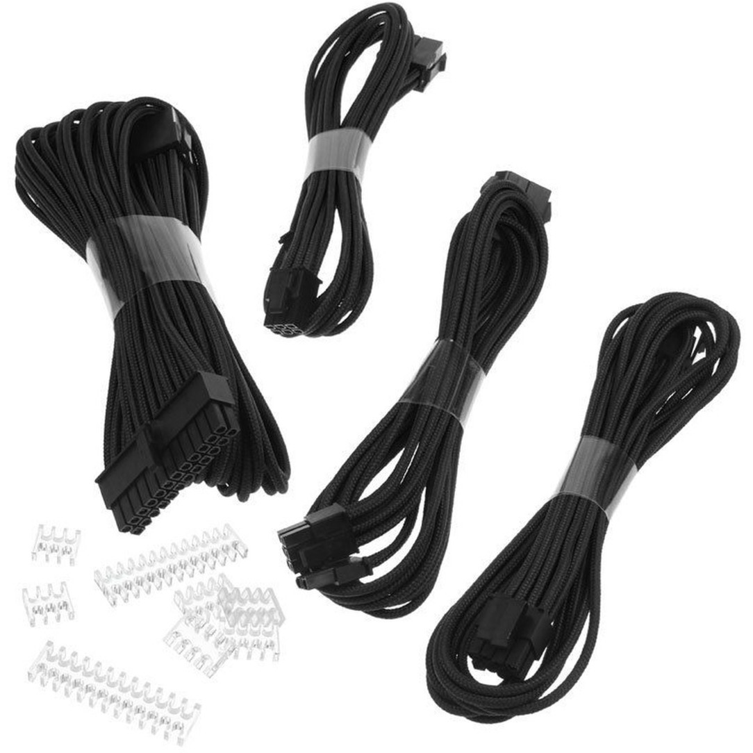 Phanteks Verlängerungskabel-Set Black, 4-teilig | 00886523500629 Phanteks Verlängerungskabel-Set Black, 4-teilig | 00886523500629