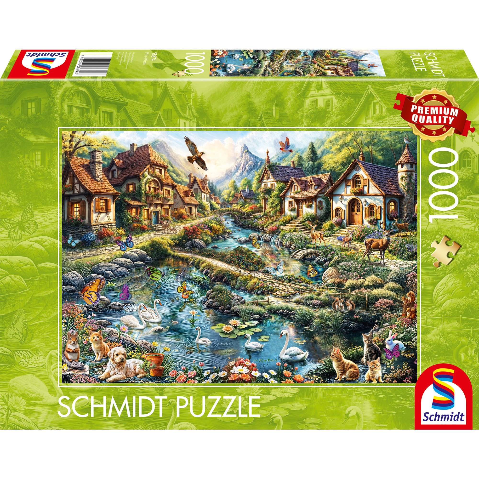 Dörfchen am Waldesrand, Puzzle