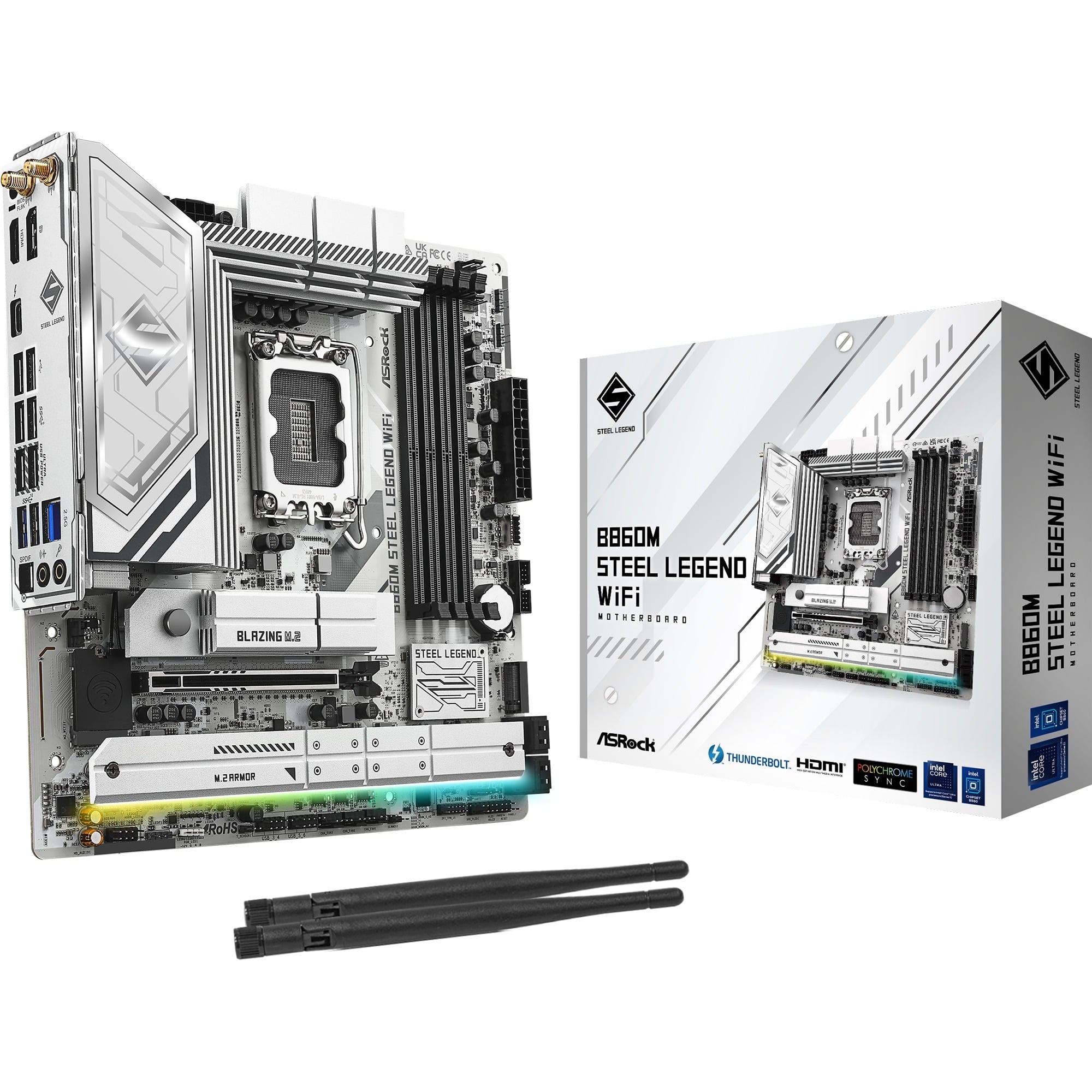 B860M Steel Legend WiFi, Mainboard