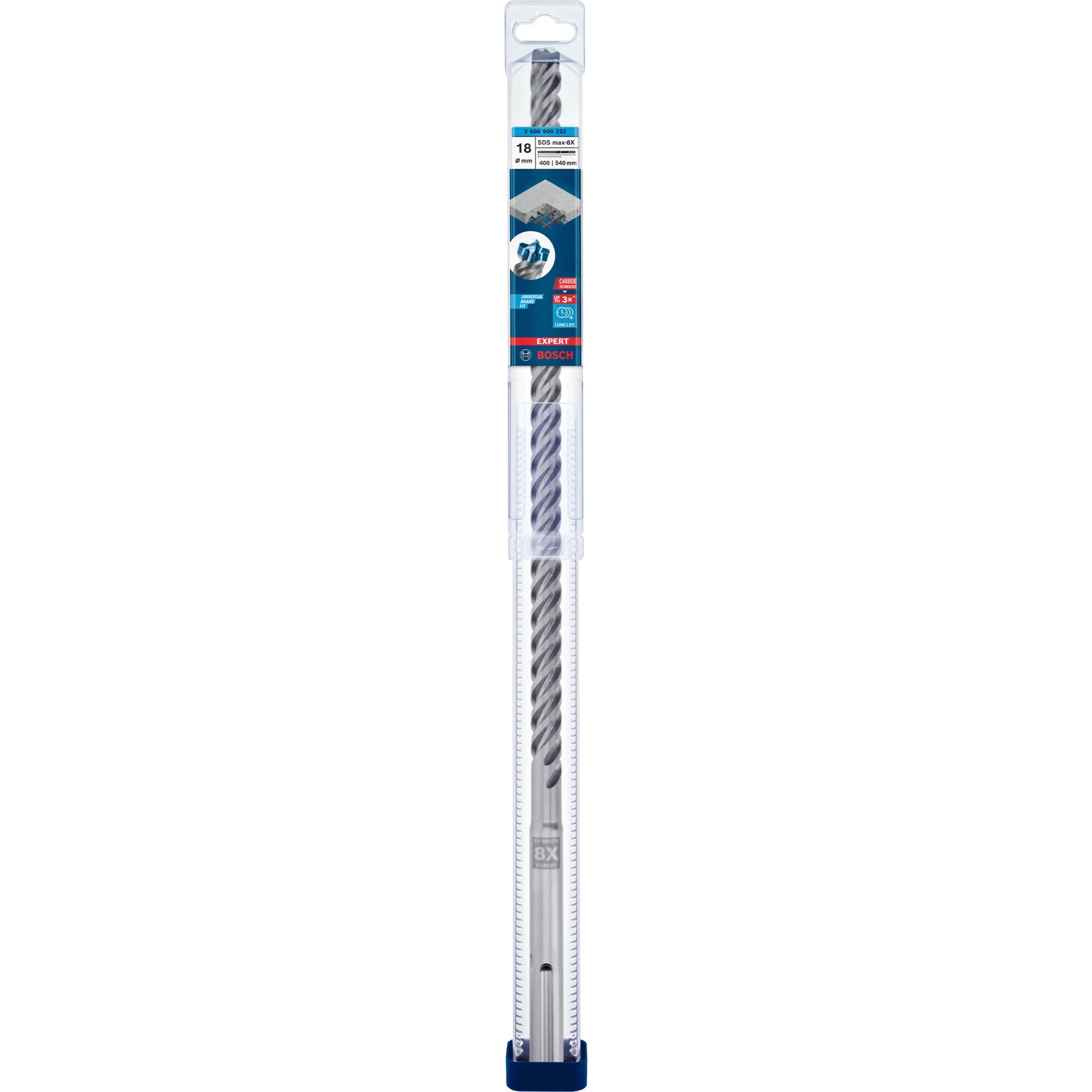 EXPERT Hammerbohrer SDS-max-8X, Ø 18mm