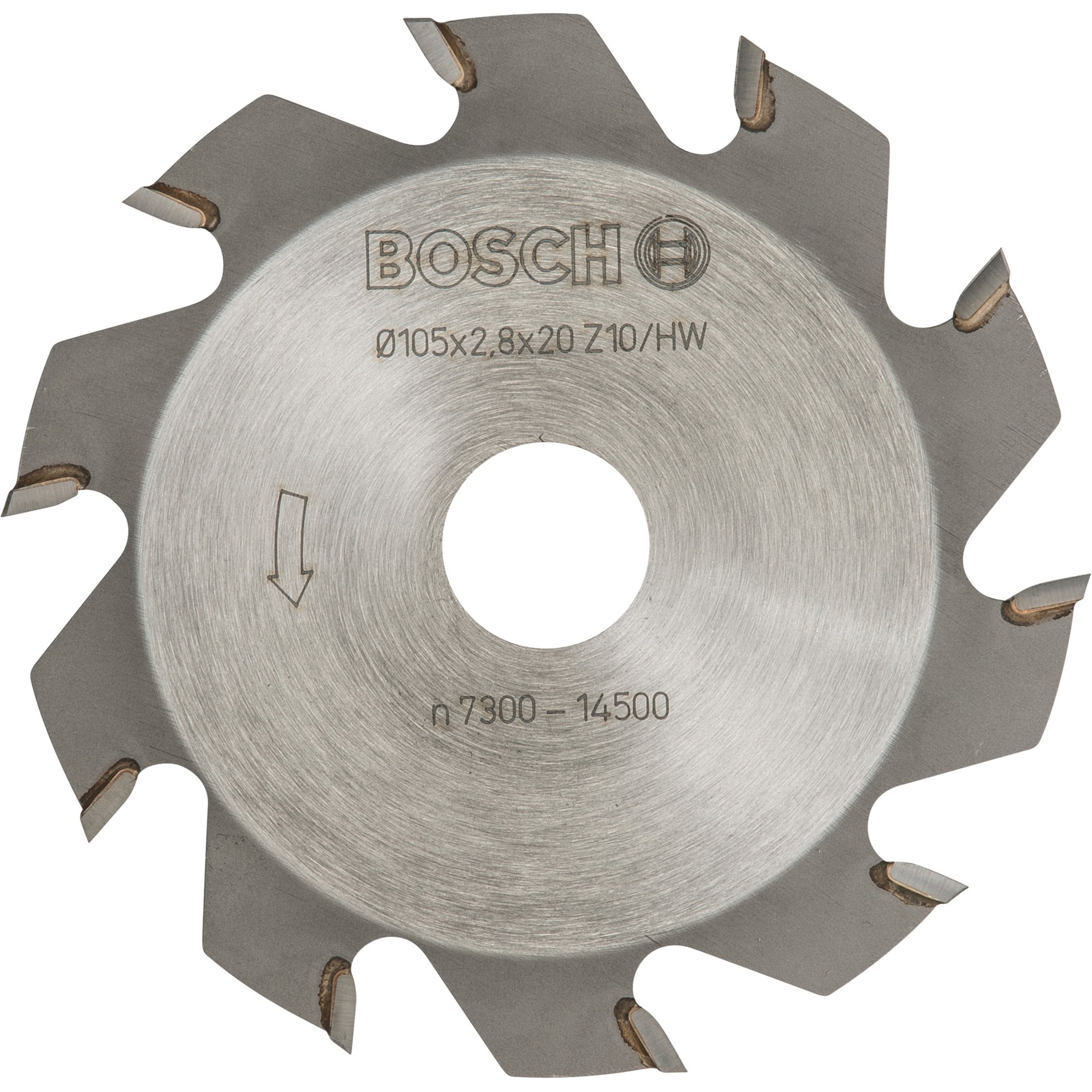 Schlitzfräser Ø 105mm x 20mm, 10Z