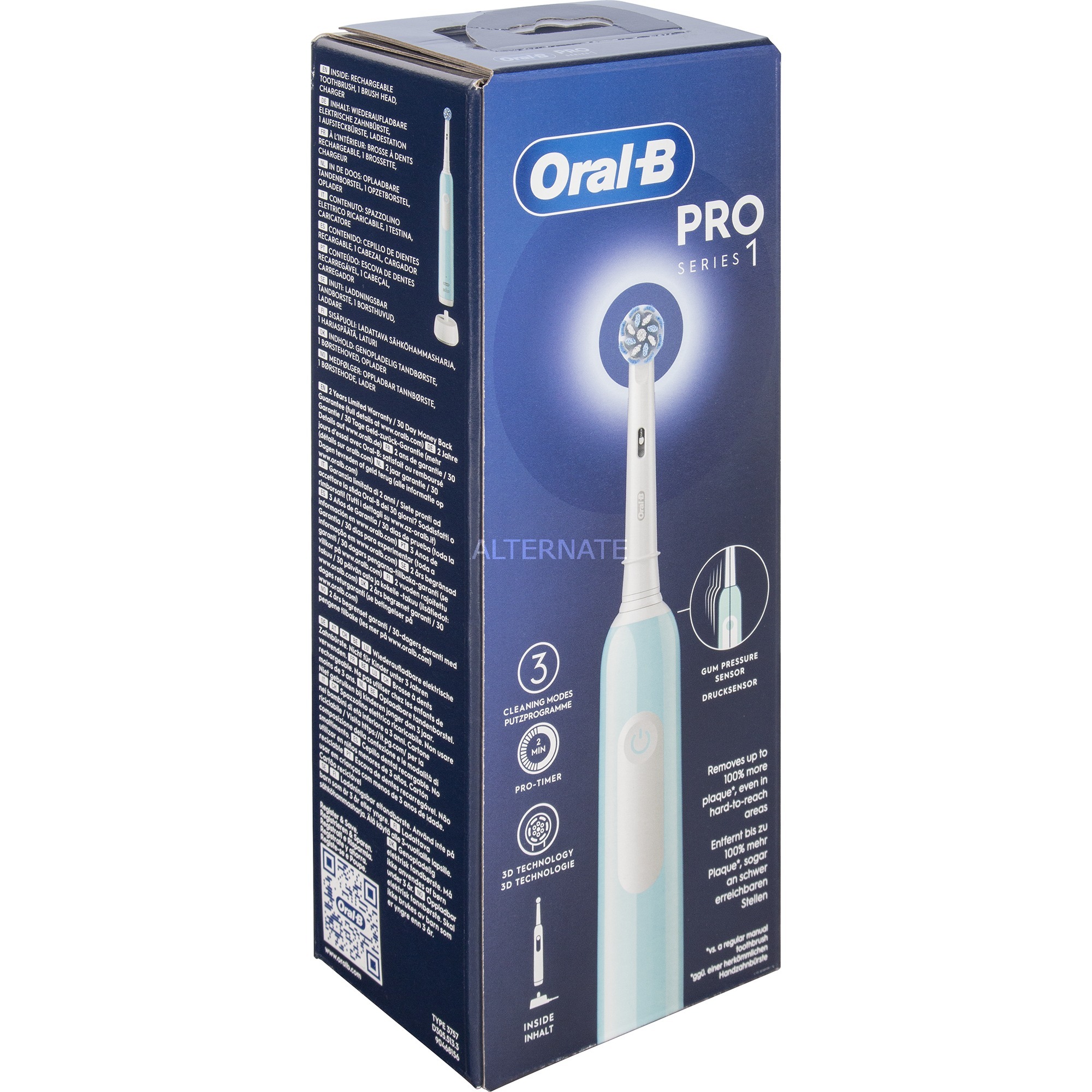 Braun Oral-B Pro 1 Sensitive Clean , Elektrische Zahnbürste | 08700216013116