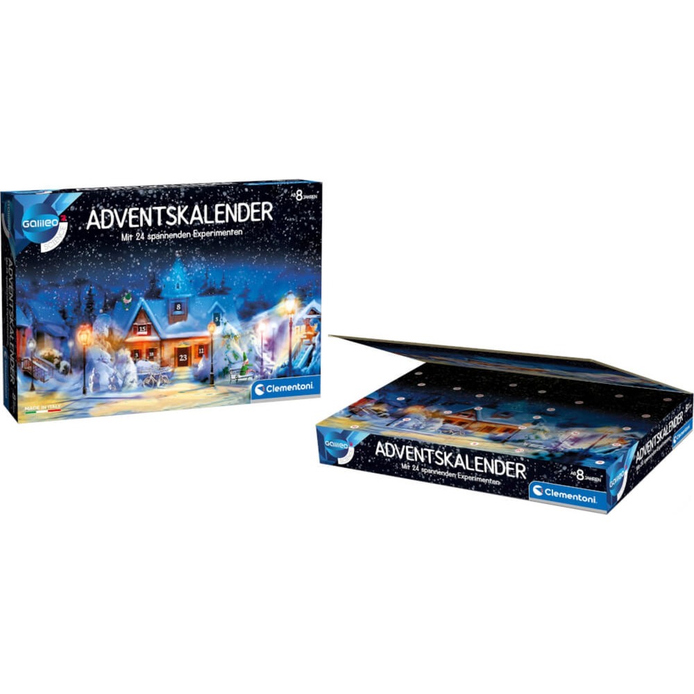 Clementoni Galileo – Adventskalender, Experimentierkasten | 08005125594047 Clementoni Galileo – Adventskalender, Experimentierkasten | 08005125594047