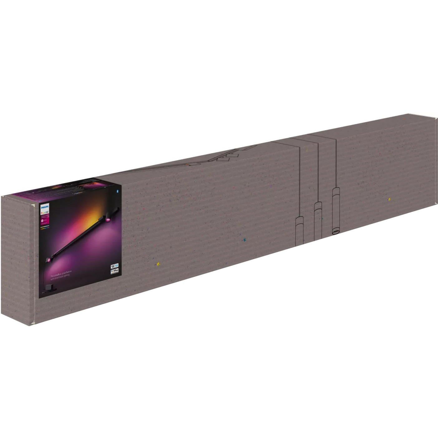 White & Color Ambiance Perifo Basis-Set Wandleuchte gerade, LED-Leuchte