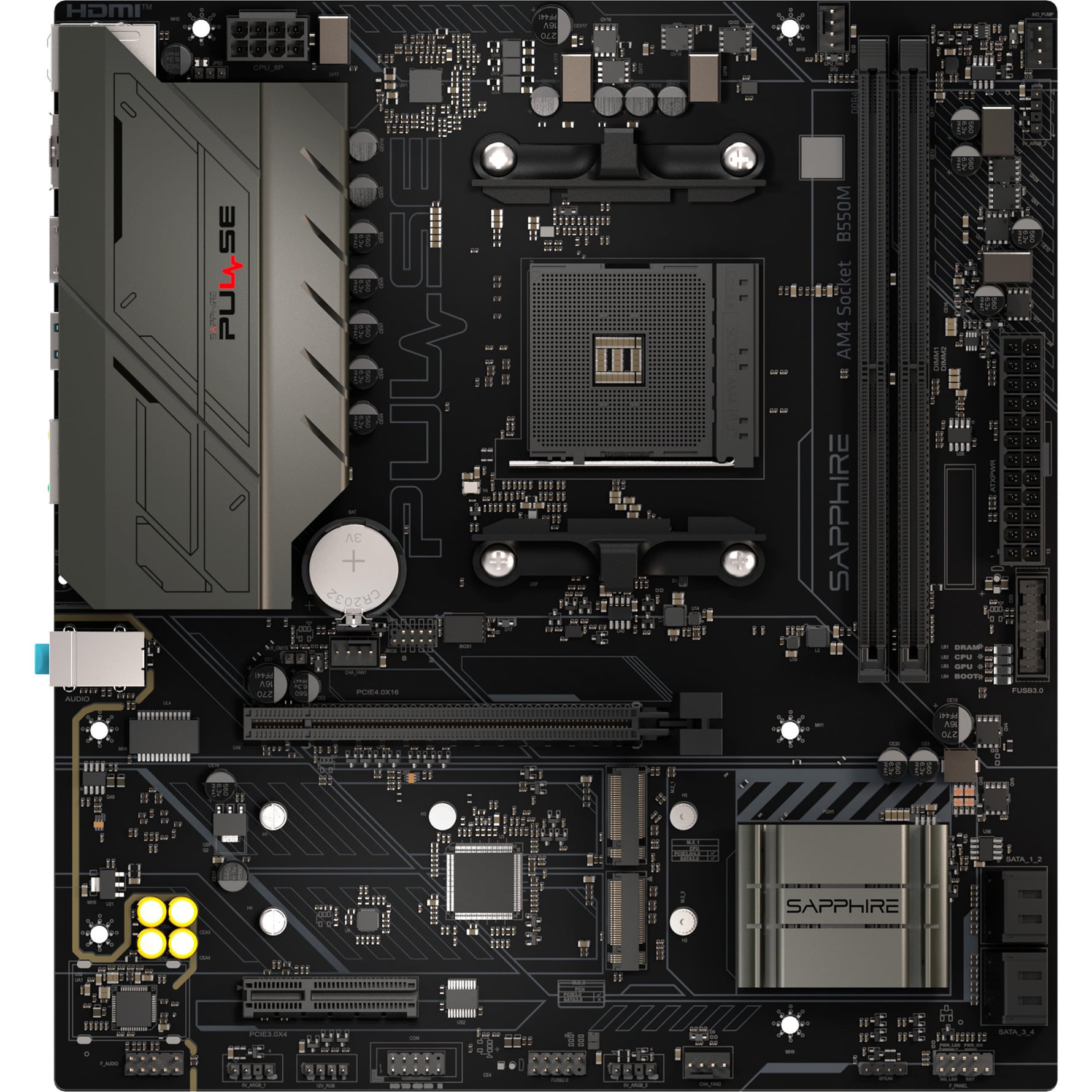 PULSE B550M, Mainboard