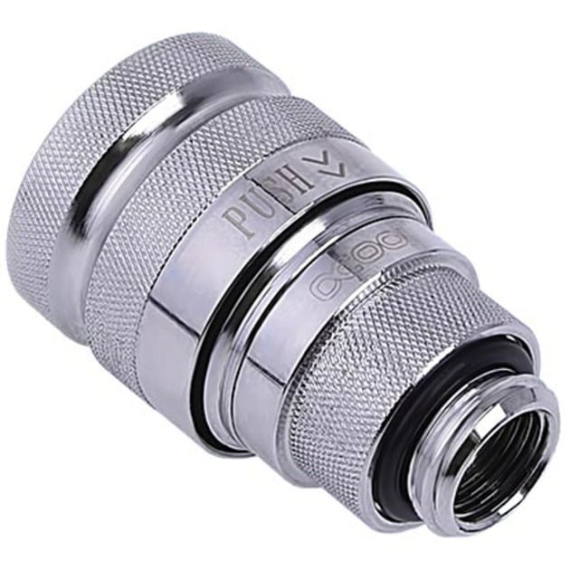 Alphacool Eiszapfen Schnellverschluss Kupplung G1/4 AG – Chrome, Verbindung | 04250197174398 Alphacool Eiszapfen Schnellverschluss Kupplung G1/4 AG – Chrome, Verbindung | 04250197174398