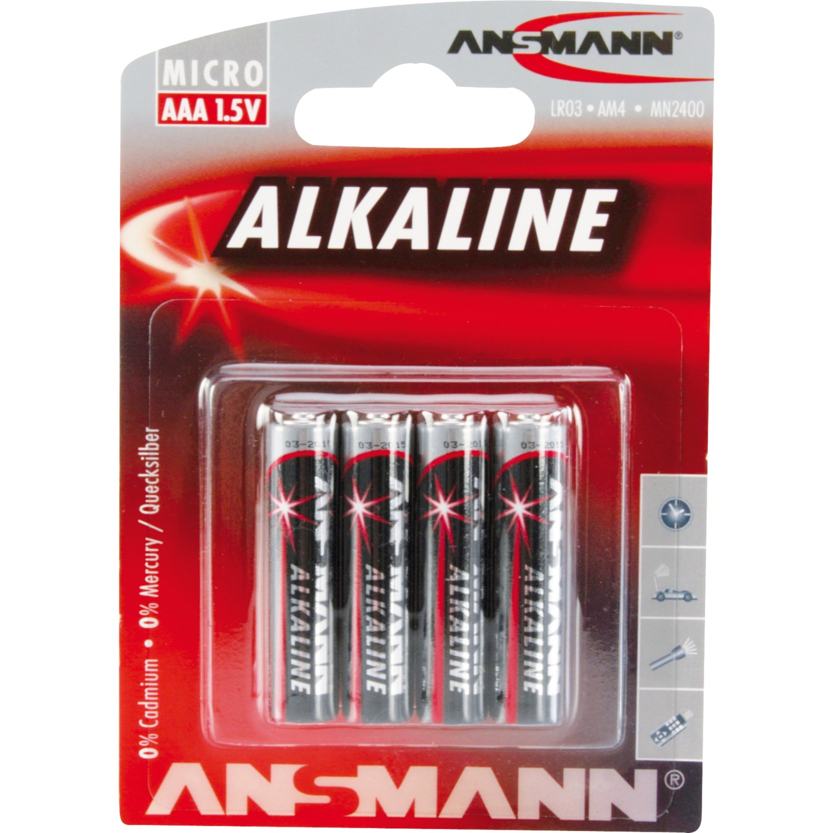 Alkaline Red, Batterie