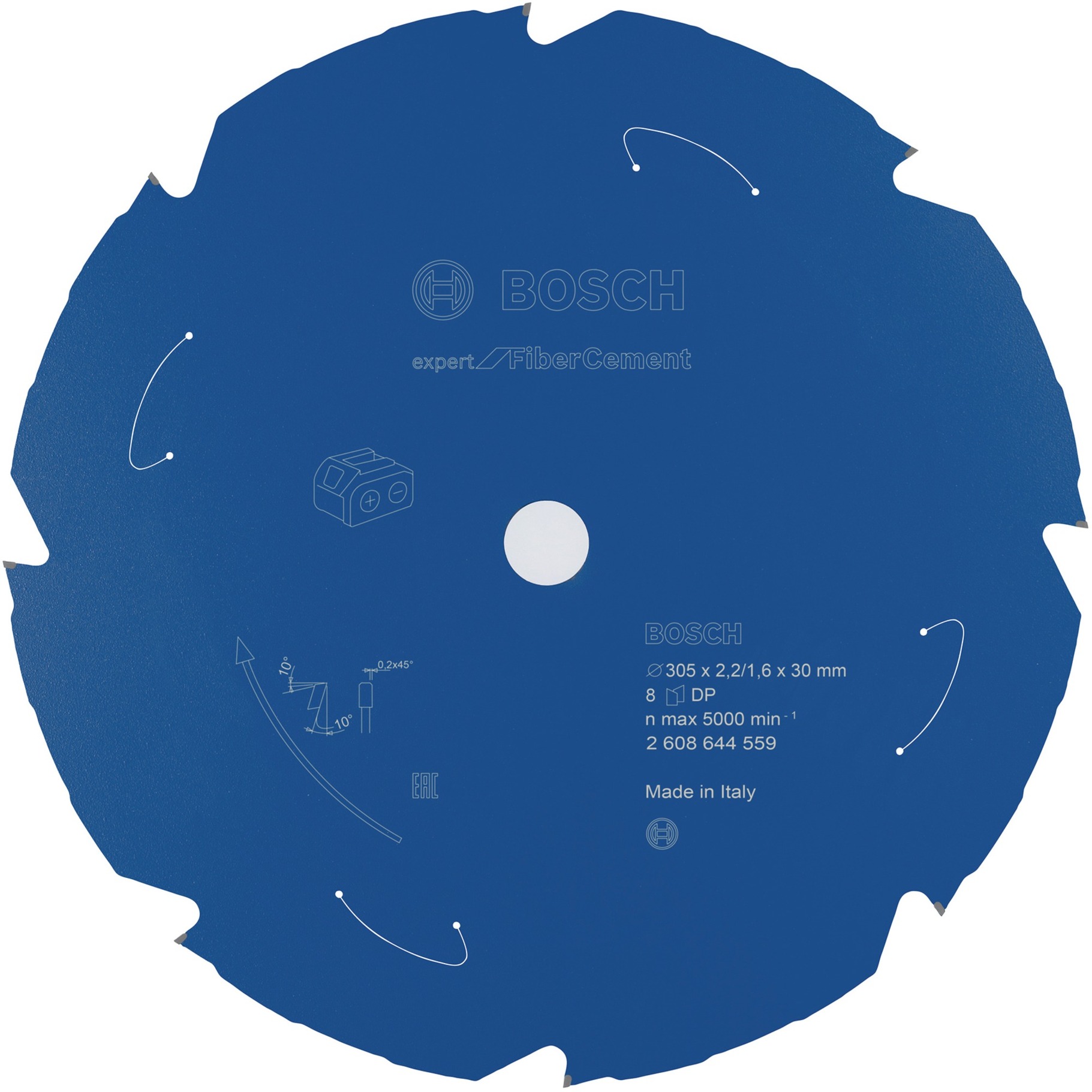 EXPERT Fibre Cement Kreissägeblatt, Ø 305mm, 8Z